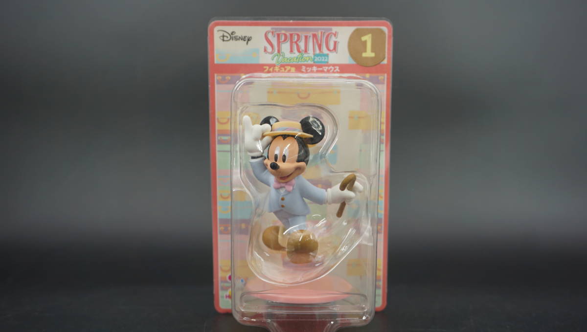 【送料220円】ディズニー　Happyくじ　SPRING　Vacation　2022　フィギュア賞　ミッキーマウス　(CN9175_画像1