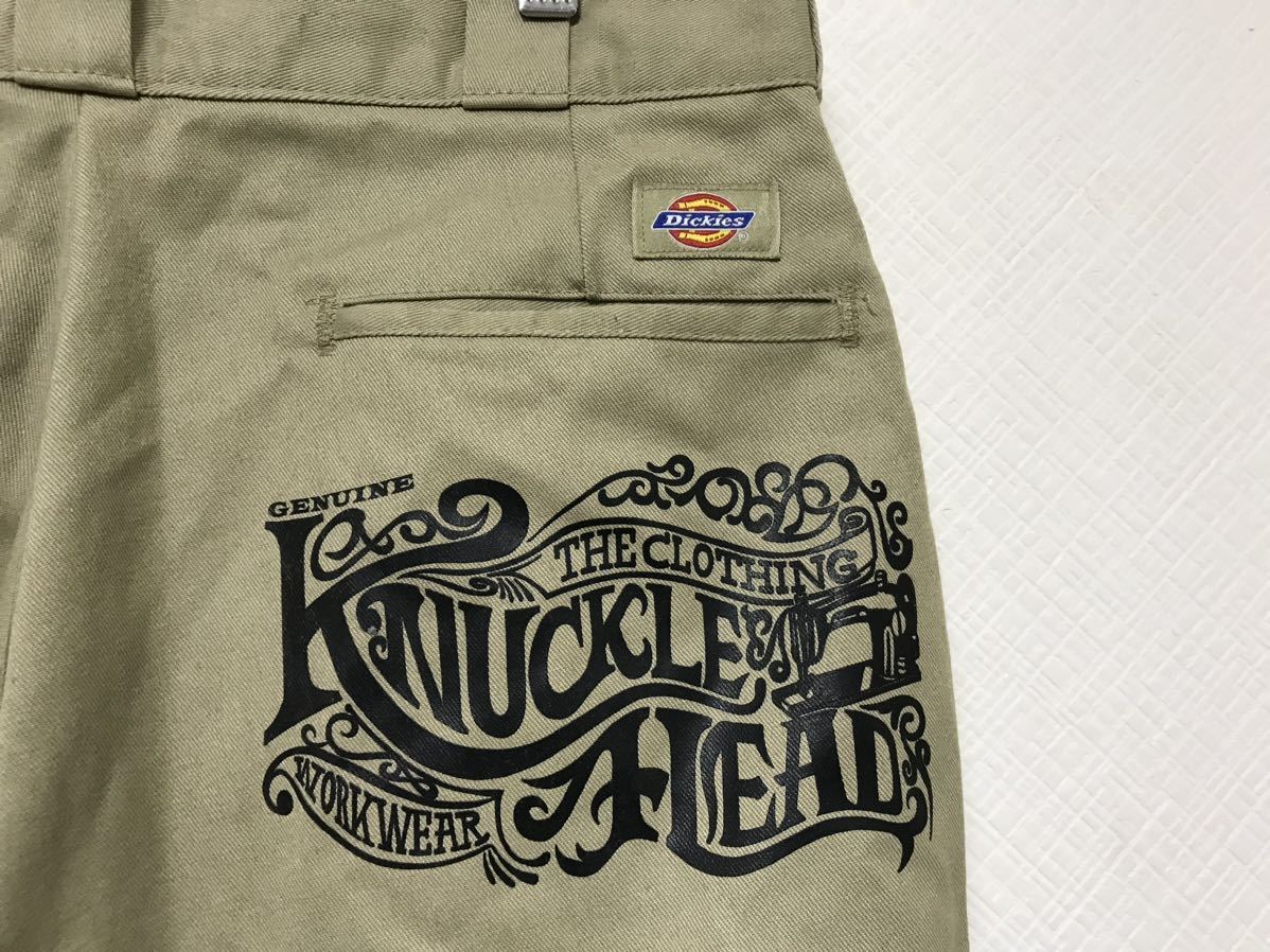 本物ディッキーズDickiesジェニュインワークパンツスーツミリタリービジネスアメカジサーフメンズ30Mベージュメキシコ製スケーター_画像4