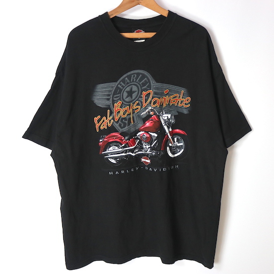 90s USA製 HARLEY-DAVIDSON R.K. STRATMAN ハーレーダビッドソン 両面プリント 半袖 Tシャツ(メンズ 2XL)ヴィンテージ_画像1