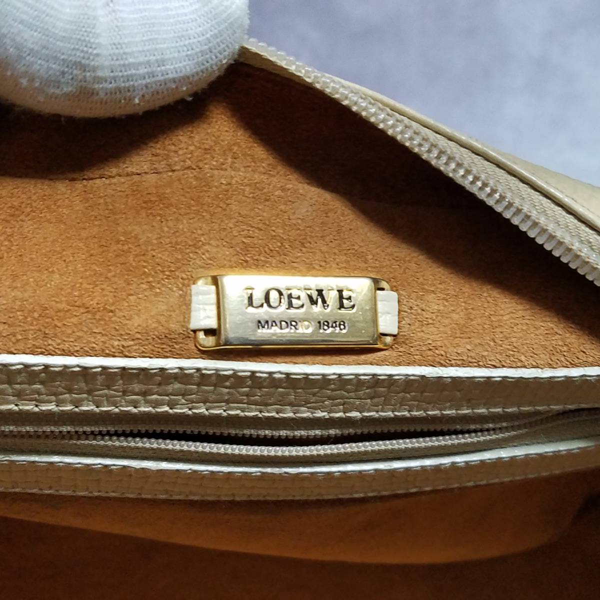 【良好】LOEWE　ロエベ　正規品　即日配送 ★ 本革　レザー　2WAY　ロゴ　ハンドバッグ　手提げ　肩掛けOK　LH142_画像10