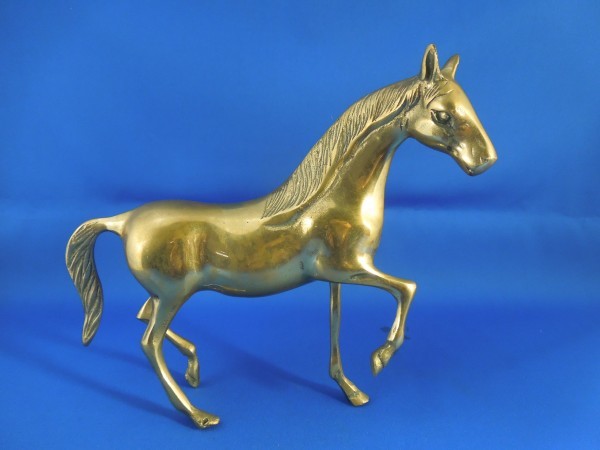 驚きの値段で】 * 高さ22㎝ 自立型 馬のオブジェ ビンテージ*真鍮製