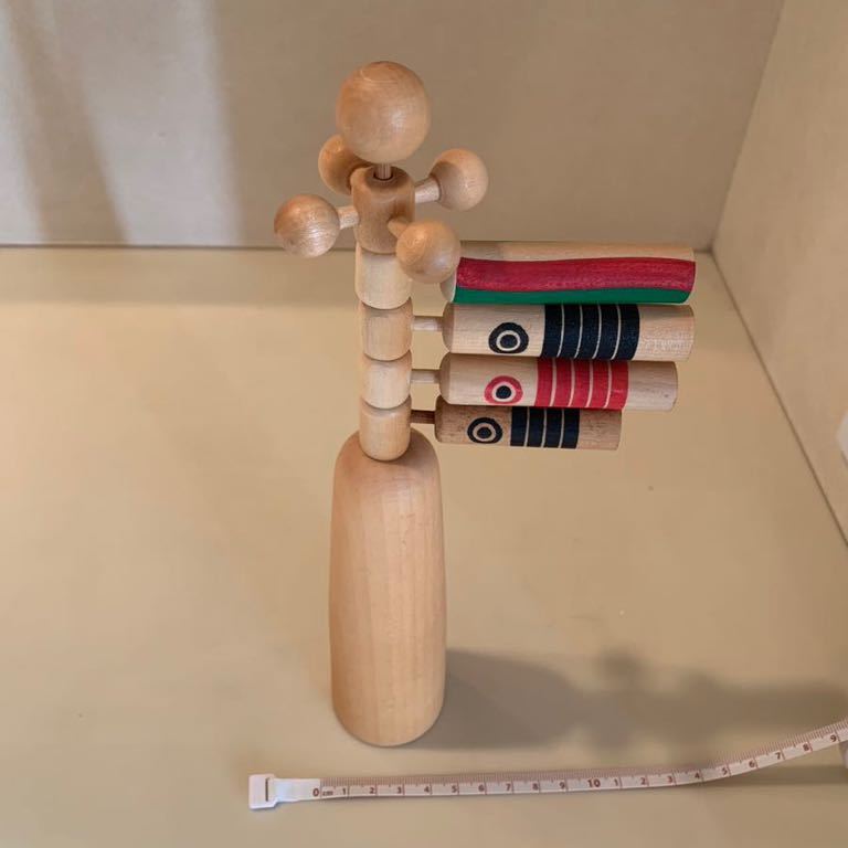 木製 鯉のぼり　民藝品　木工 玩具_画像1
