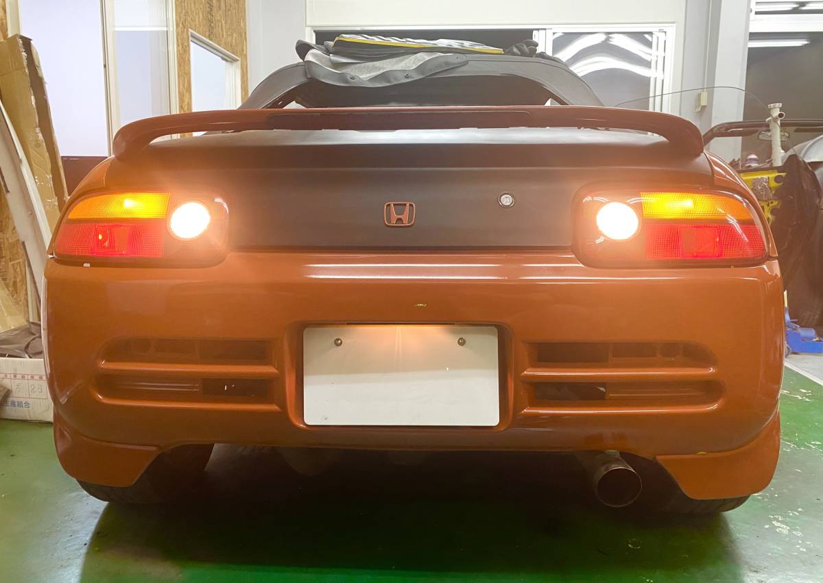 ホンダ ビート PP1 軽自動車 平成4年式 検2年付（受け渡し） 走行160134km フルエアロ ローダウン マフラー アルミホイールの画像4