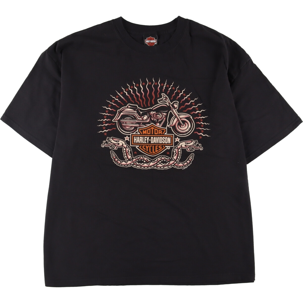 2023新作】 古着 ハーレーダビッドソン Harley-Davidson 両面プリント