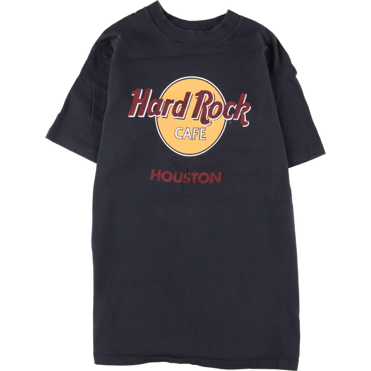 古着 80年代 ヘインズ Hanes HARD ROCK CAFE ハードロックカフェ HOUSTON アドバタイジングTシャツ USA製 メンズS ヴィンテージ /eaa339242の画像1