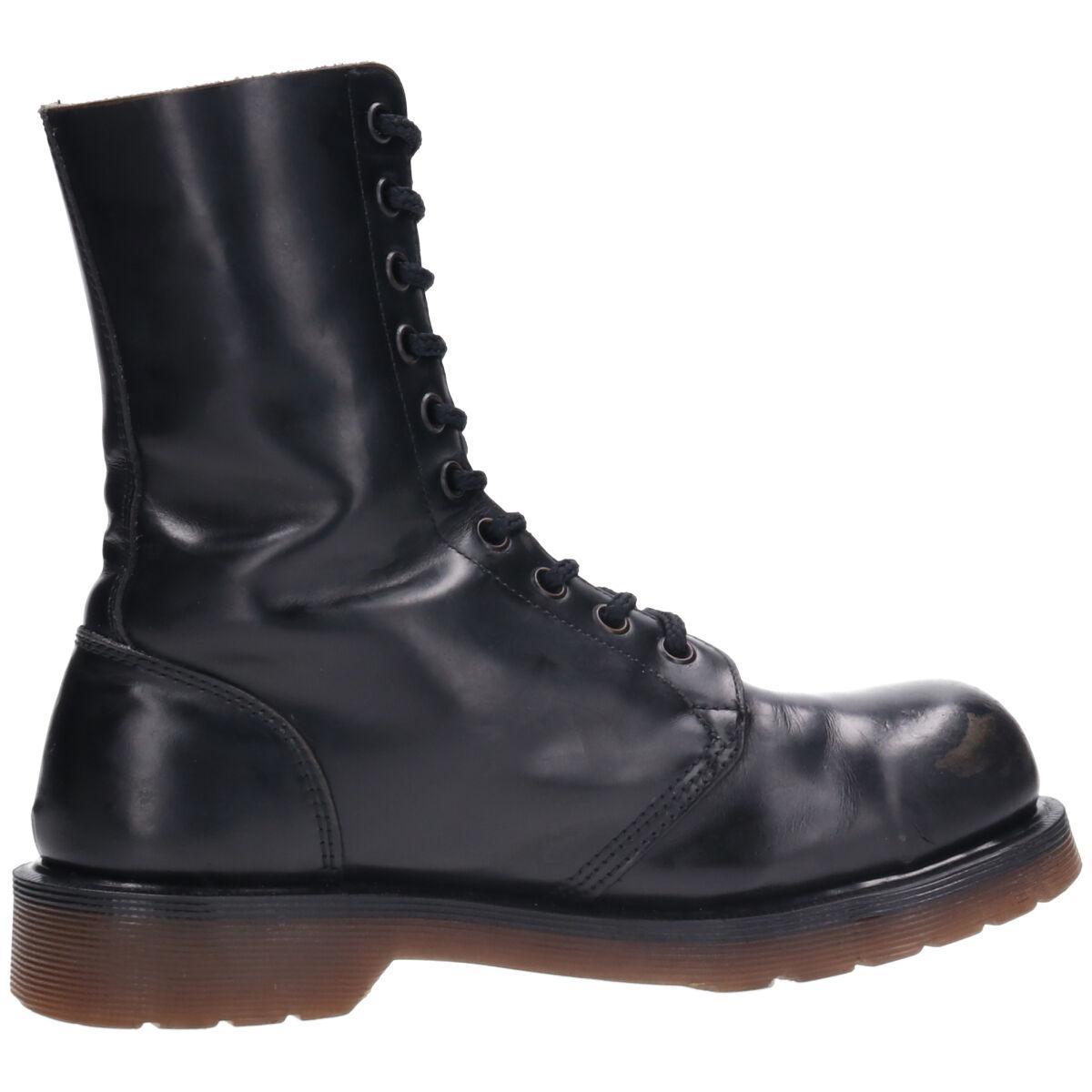 古着 ドクターマーチン Dr.Martens HIGHLANDER スチールトゥ 10ホールブーツ 英国製 レディース23.0cm /saa010919 【SS2306】_画像5