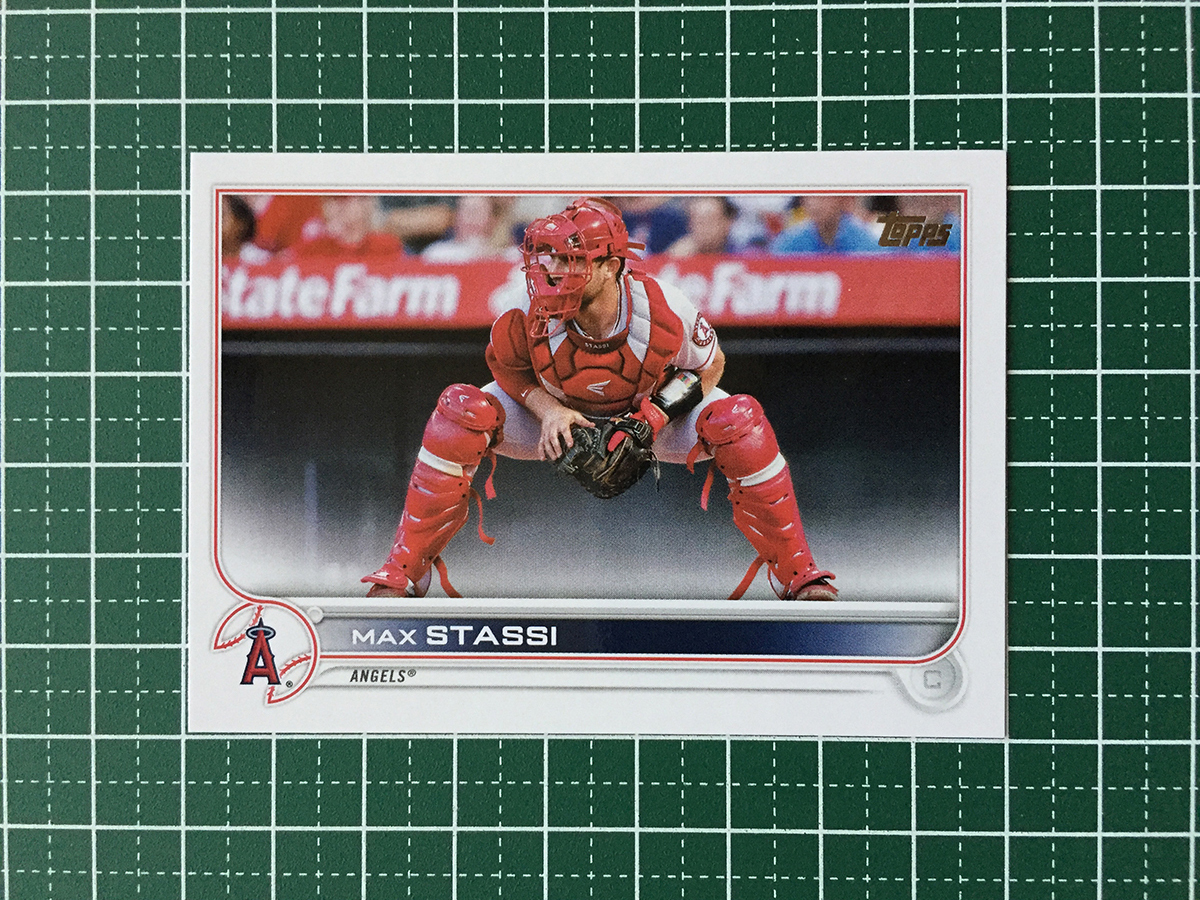 ★TOPPS MLB 2022 SERIES 2 #609 MAX STASSI［LOS ANGELES ANGELS］ベースカード「BASE」★_画像1