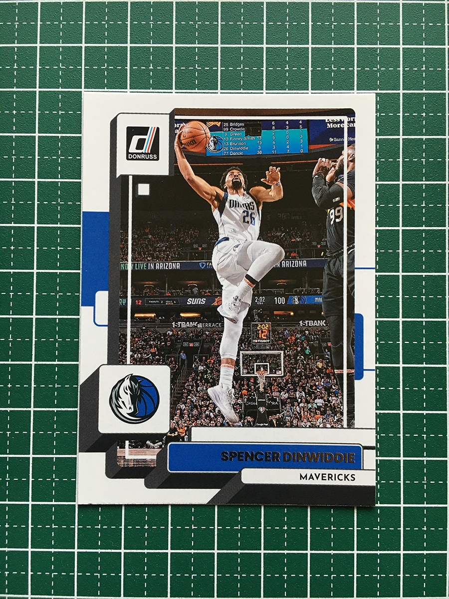 ★PANINI 2022-23 NBA DONRUSS #144 SPENCER DINWIDDIE［DALLAS MAVERICKS］ベースカード「BASE」★_画像1