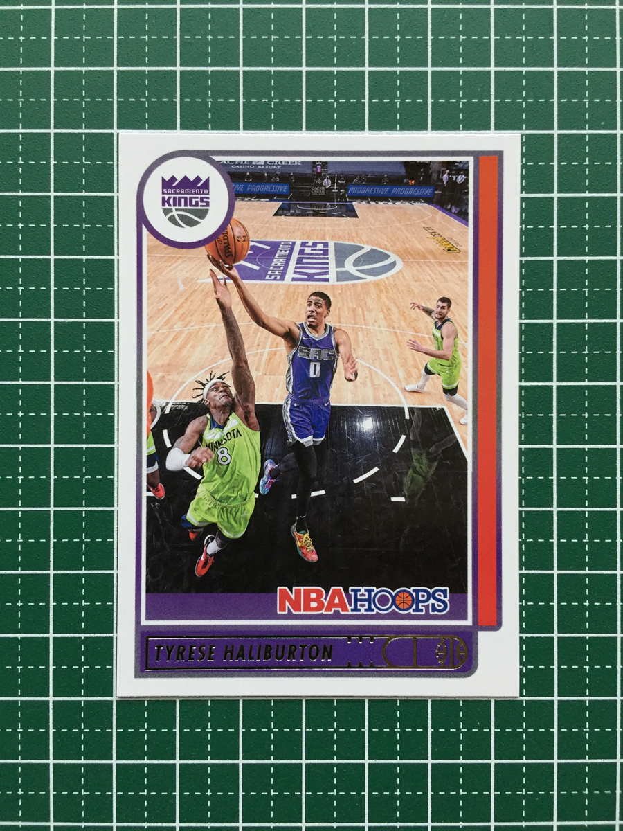 ★PANINI 2021-22 NBA HOOPS #108 TYRESE HALIBURTON［SACRAMENTO KINGS］ベースカード「BASE」★_画像1