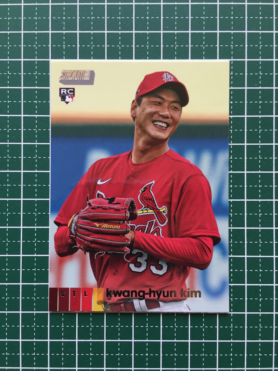 ★TOPPS MLB 2020 STADIUM CLUB #93 金廣鉉／KWANG-HYUN KIM［ST. LOUIS CARDINALS］ベースカード ルーキー RC 20★_画像1