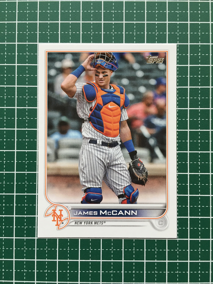 ★TOPPS MLB 2022 SERIES 1 #256 JAMES MCCANN［NEW YORK METS］ベースカード「BASE」★_画像1