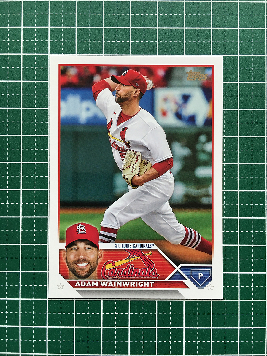 ★TOPPS MLB 2023 SERIES 1 #39 ADAM WAINWRIGHT［ST. LOUIS CARDINALS］ベースカード「BASE」★_画像1