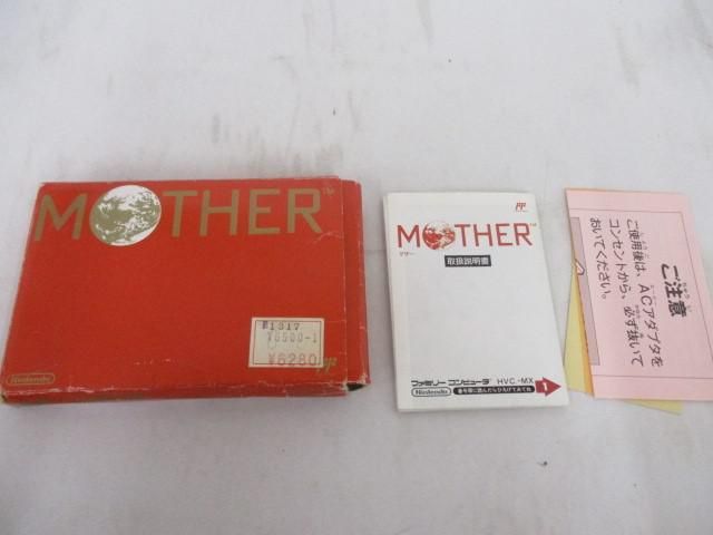 FC MOTHER マザー 完品 箱・取扱説明書・付属品付き ファミコン 家庭用