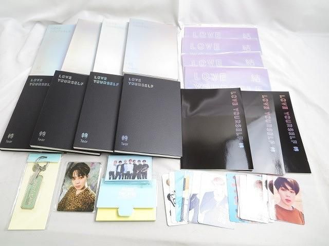 【同梱可】中古品 韓流 防弾少年団 BTS LOVE YOURSELF 轉 結 CD ハピエバ ミニフォトカード 等 グッズセット_画像1