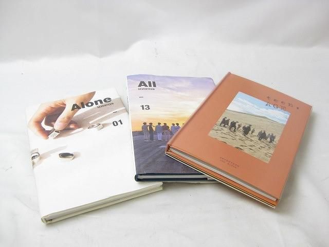 [ including in a package possible ] secondhand goods ..SEVENTEEN All Al1 Alone TEEN AGE BOYSBE CD 4 point goods set 