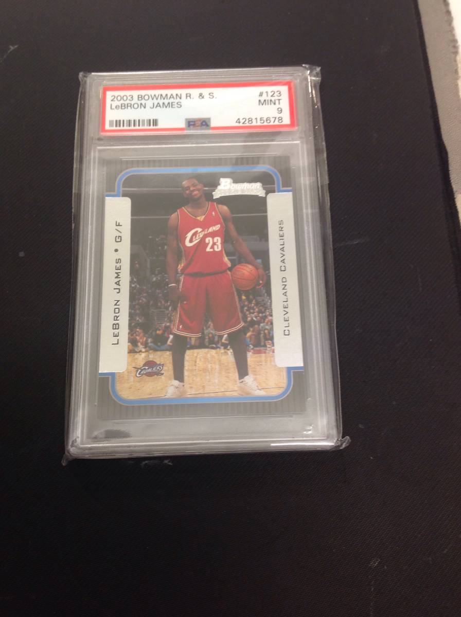 1円スタートHot PSA9完璧 超激レア 03-04 Bowman R&S Lebron James