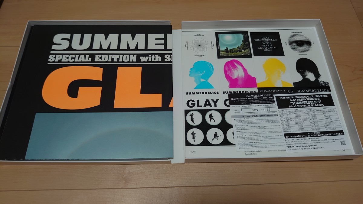 美品 GLAY G-DIRECT限定 Special Edition SUMMERDELICS 5CD+3blu-ray