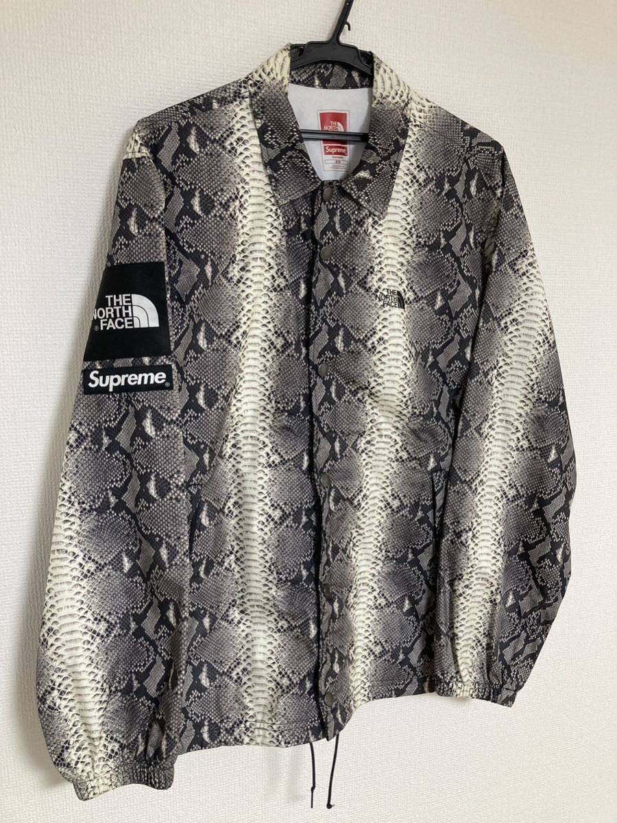 極美品 supreme シュプリーム THE NORTH FACEノースフェイス Snakeskin