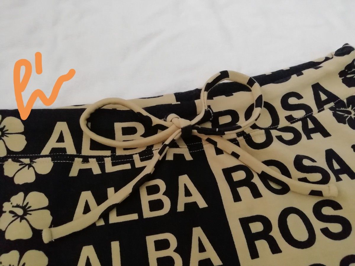 最終価格 ALBA ROSA アルバローザ ミニスカート ロゴ入り 最終価格 ALBA ROSA アルバローザ ミニスカート ロゴ入り