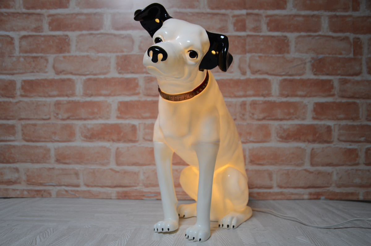 希少 ビクター犬 ニッパー ライト 43cm VICTOR 昭和レトロ 店頭用 希少 ビクター犬 ニッパー ライト 43cm VICTOR 昭和レトロ 店頭用