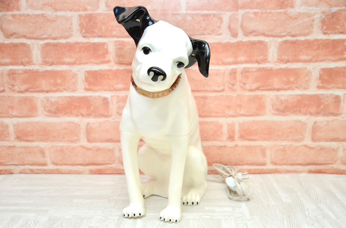 希少 ビクター犬 ニッパー ライト 43cm VICTOR 昭和レトロ 店頭用 希少 ビクター犬 ニッパー ライト 43cm VICTOR 昭和レトロ 店頭用