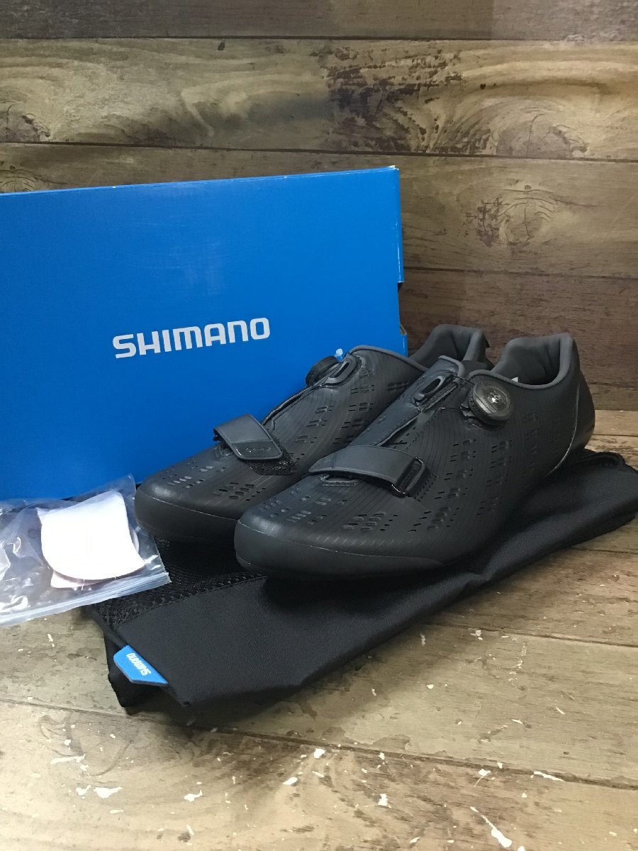 GW055 シマノ SHIMANO SH-RP900 ビンディングシューズ 黒 EU44 SPD-SLの画像1