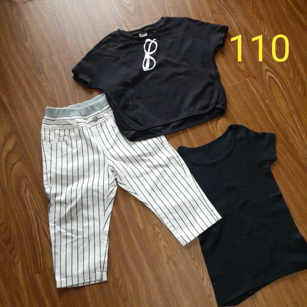 110 ハーフパンツ 半袖Tシャツ 半袖インナー 3点セット | www