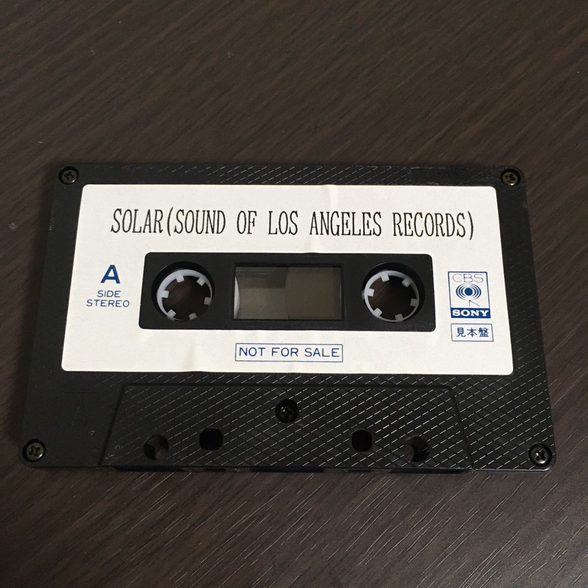  not for sale cassette tape SOLAR ( sound of LOS ANGELES RECORDS ) that time thing omnibus baby face midnight star calloway jefferey daniel