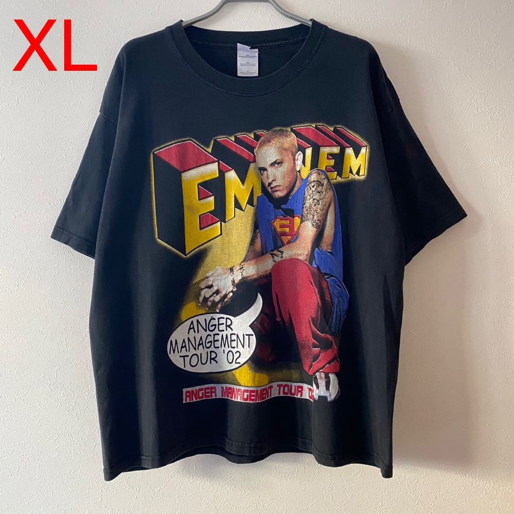 レア 古着 Eminem Anger Management Tour Tee XL 2002 Rap Band Tシャツ バンドT ラップT エミネム アンガーマネジメント ツアー KOHH 着用_画像1