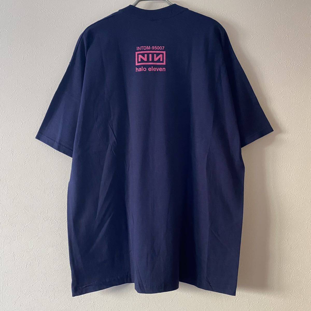 レア古着 美中古 Nine Inch Nails The Perfect Drug Halo Eleven Tee XL Navy Band Rap  ナインインチネイルズ Tシャツ バンドT ラップT NIN