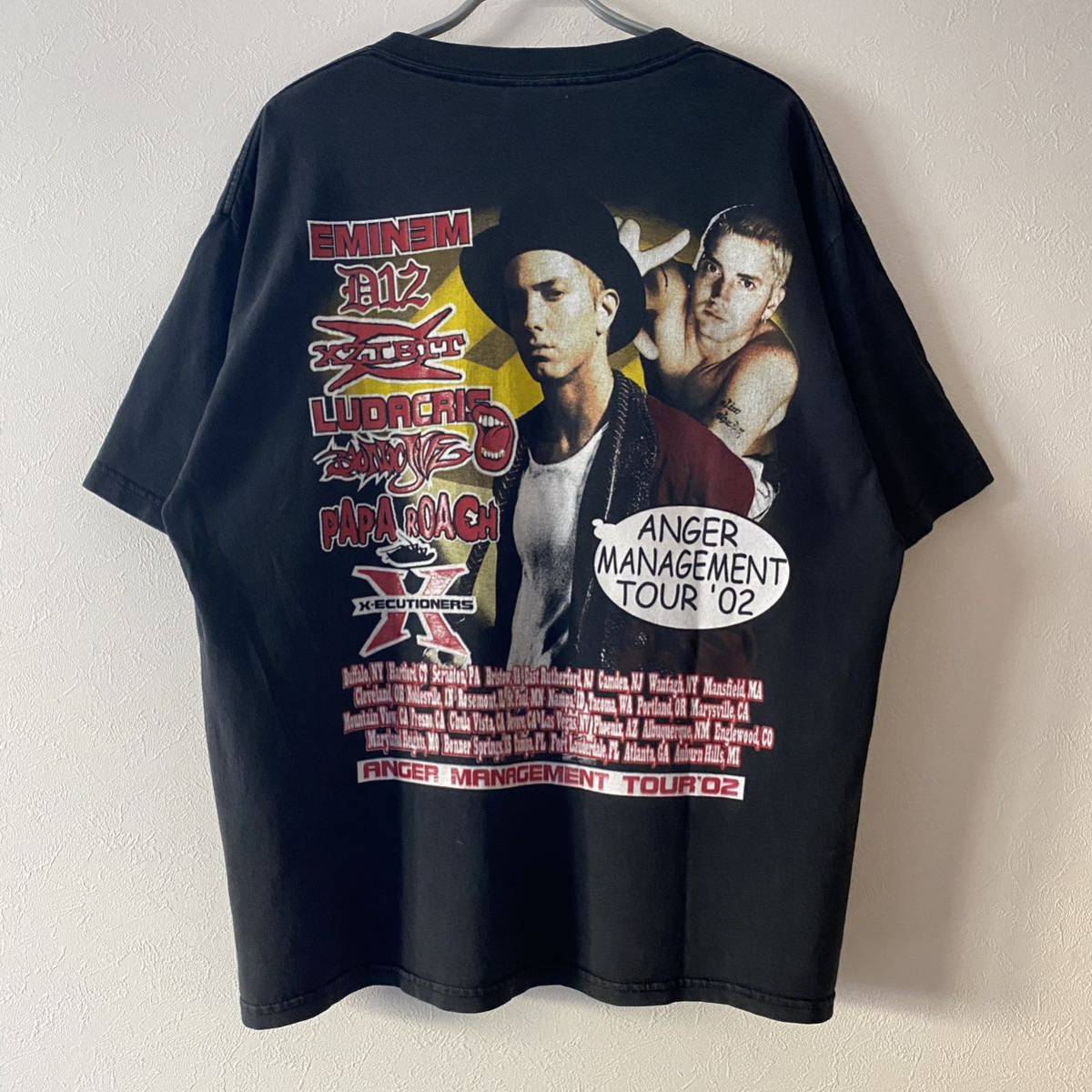 レア 古着 Eminem Anger Management Tour Tee XL 2002 Rap Band Tシャツ バンドT ラップT エミネム アンガーマネジメント ツアー KOHH 着用_画像5