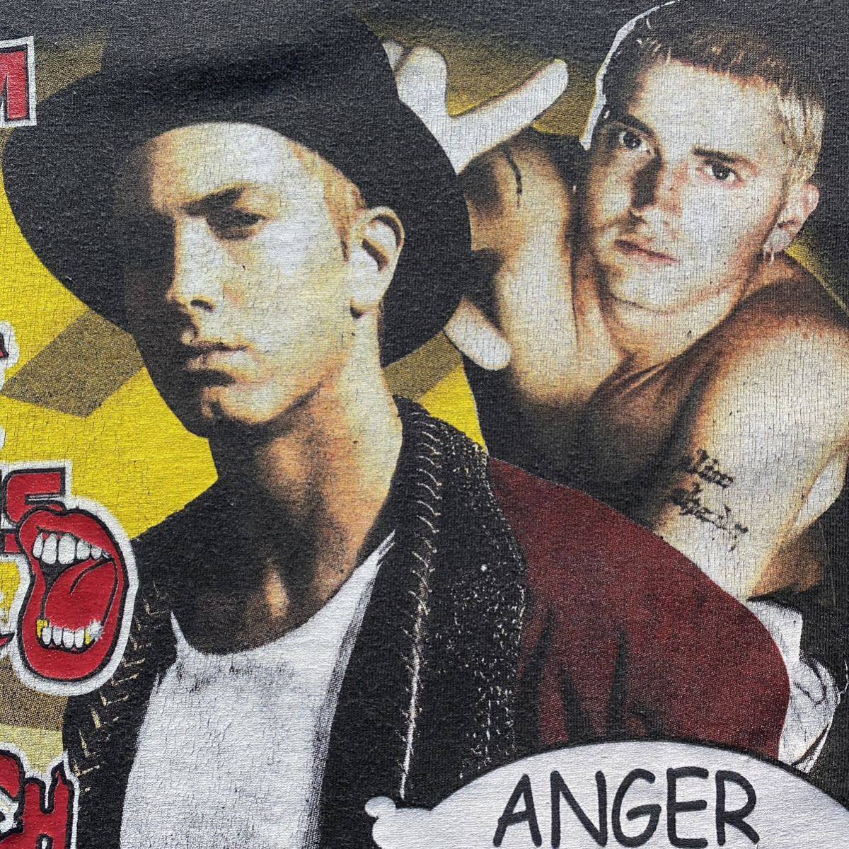 レア 古着 Eminem Anger Management Tour Tee XL 2002 Rap Band Tシャツ バンドT ラップT エミネム アンガーマネジメント ツアー KOHH 着用_画像7