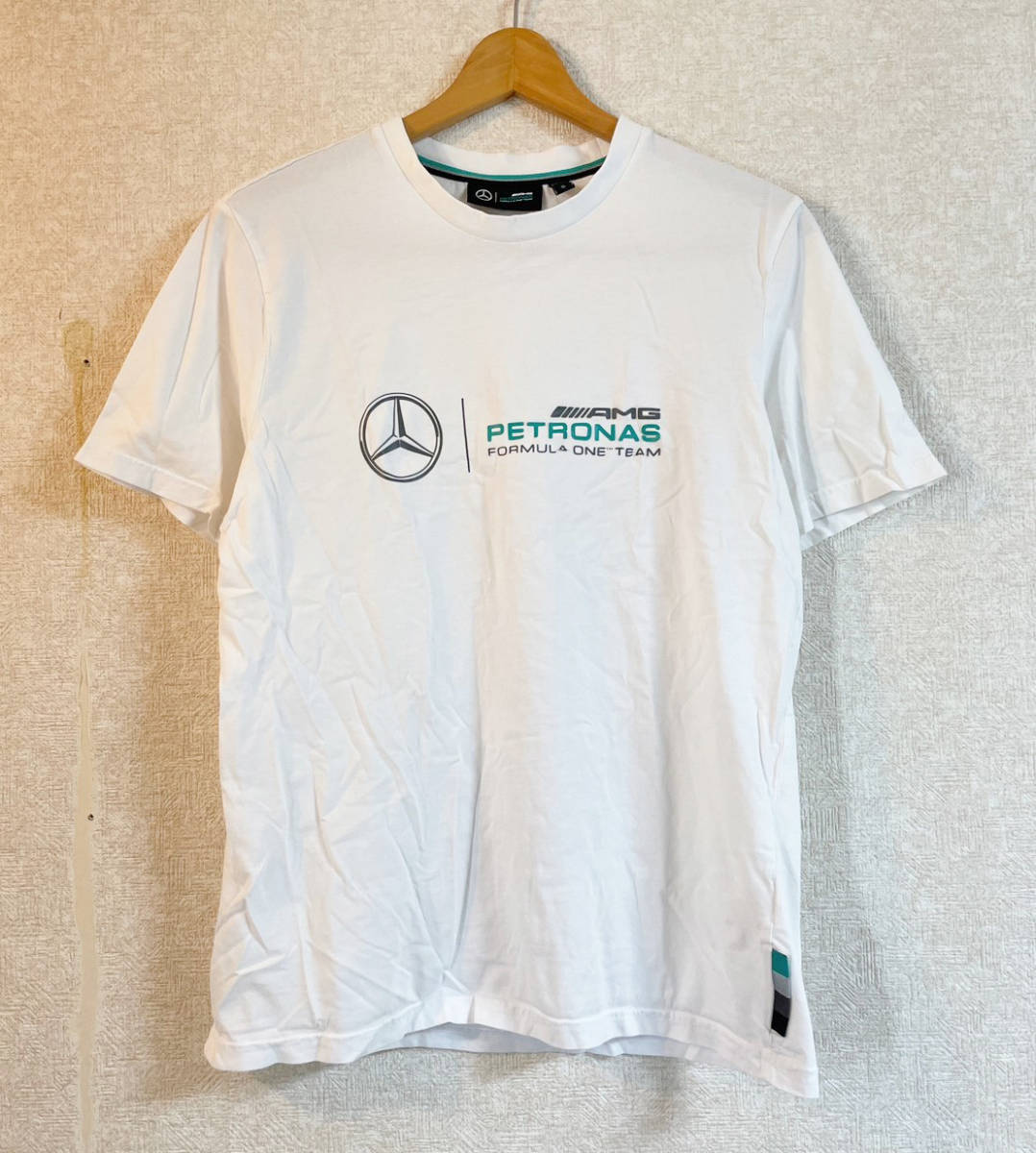 メルセデス AMG ペトロナス F1チーム レプリカ Tシャツ ホワイト2023