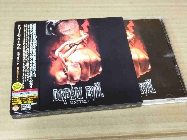 DREAM EVIL United+3 KICP91208 国内盤 CD ステッカー付 BONUS TRACK 71871_画像2