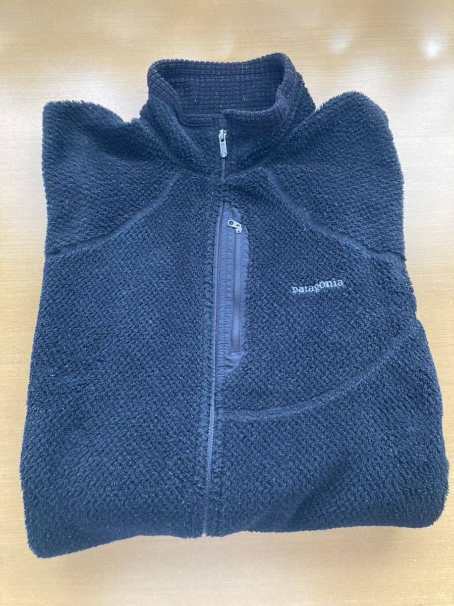 2004年 colombia製 patagonia black fleece jacket XL size regulator パタゴニア_画像1