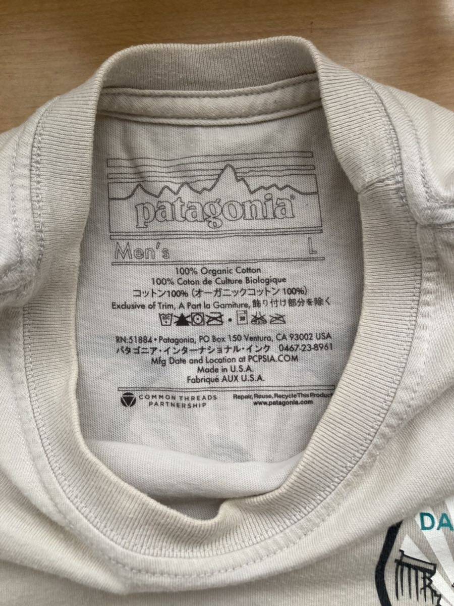 USA製 patagonia S/S TEE DAMNATION半袖Tシャツ Lsize パタゴニア_画像3