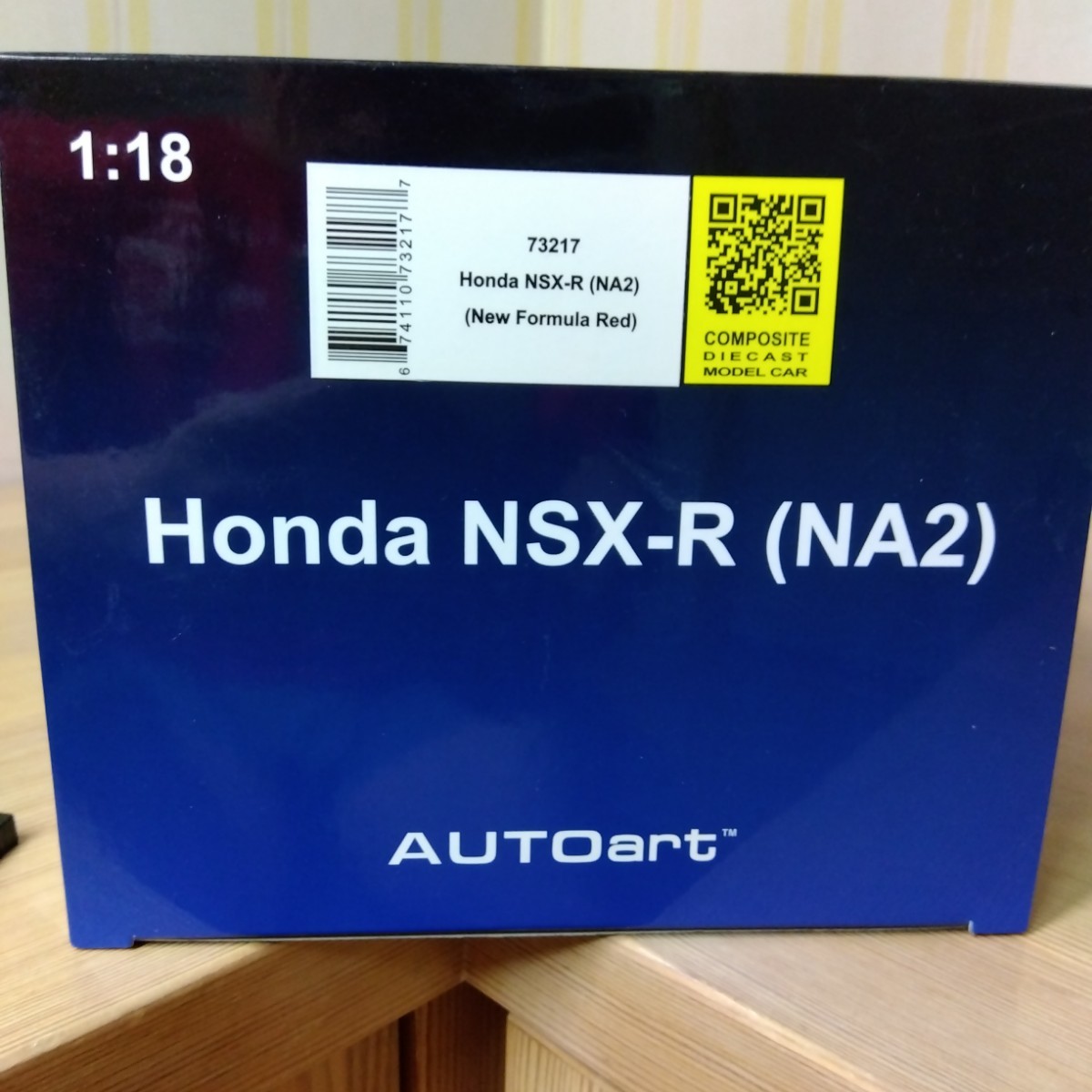 即決　送料込　nsx オートアート　1/18　NSX-R 　NA2 ミニカー　レッド　タイプR 　autoart　ホンダ