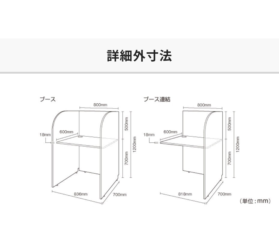 交渉可【使用少/美品】国産メーカー 多目的個別ブース 8セット キャレルデスク 椅子/ライト付属 自習机 学習机 学習塾 塾 パーテーション_画像5