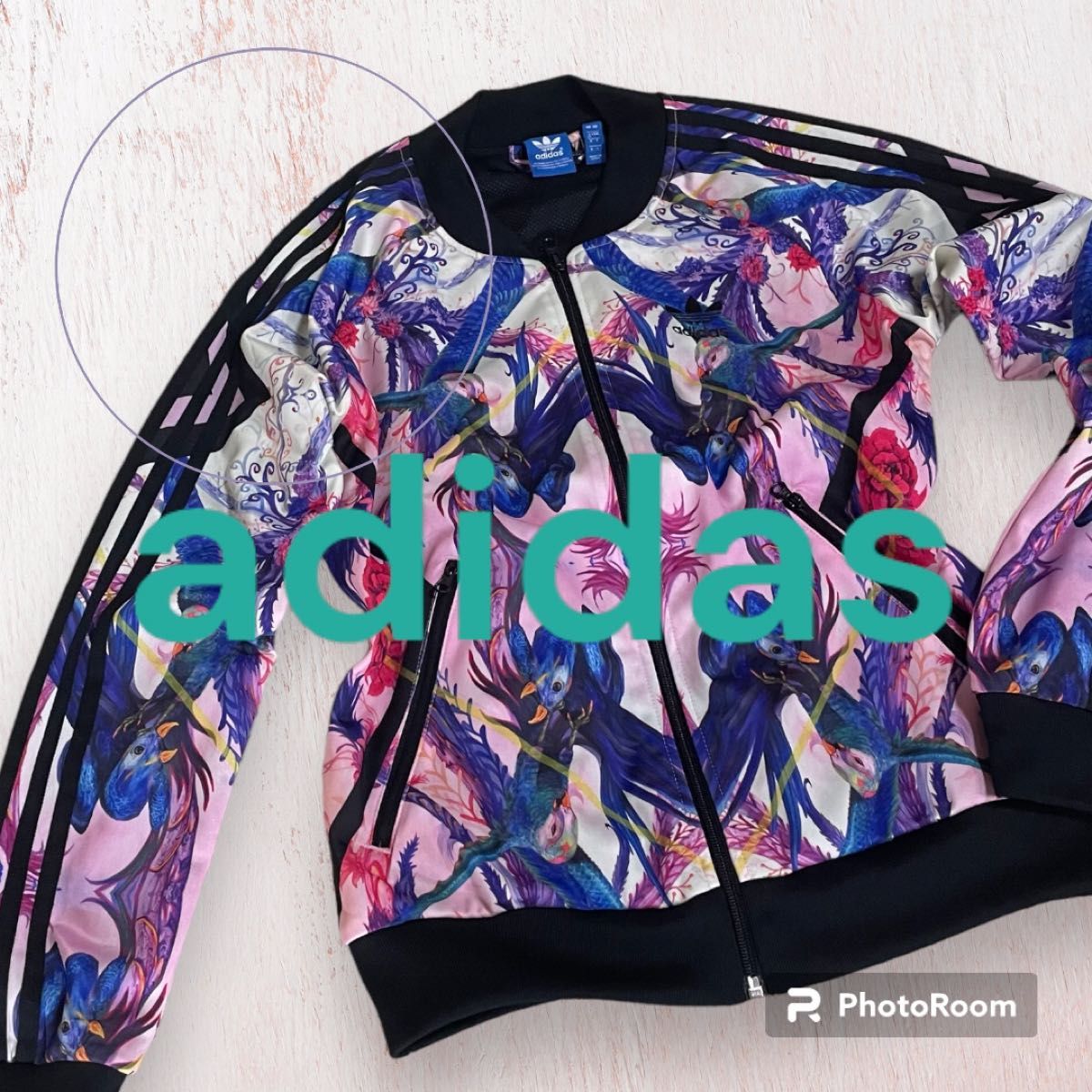 adidas アディダスオリジナルス 花柄 総柄 ジャージジャケット