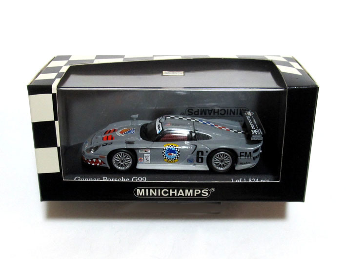 A★ PMA 1/43 ★ グンナーポルシェ G99 #6 ／ Gunnar-Porsche G99 Nextel GP of Miami 2003 #6 ”Makos”★ 400 036896_出品モデル