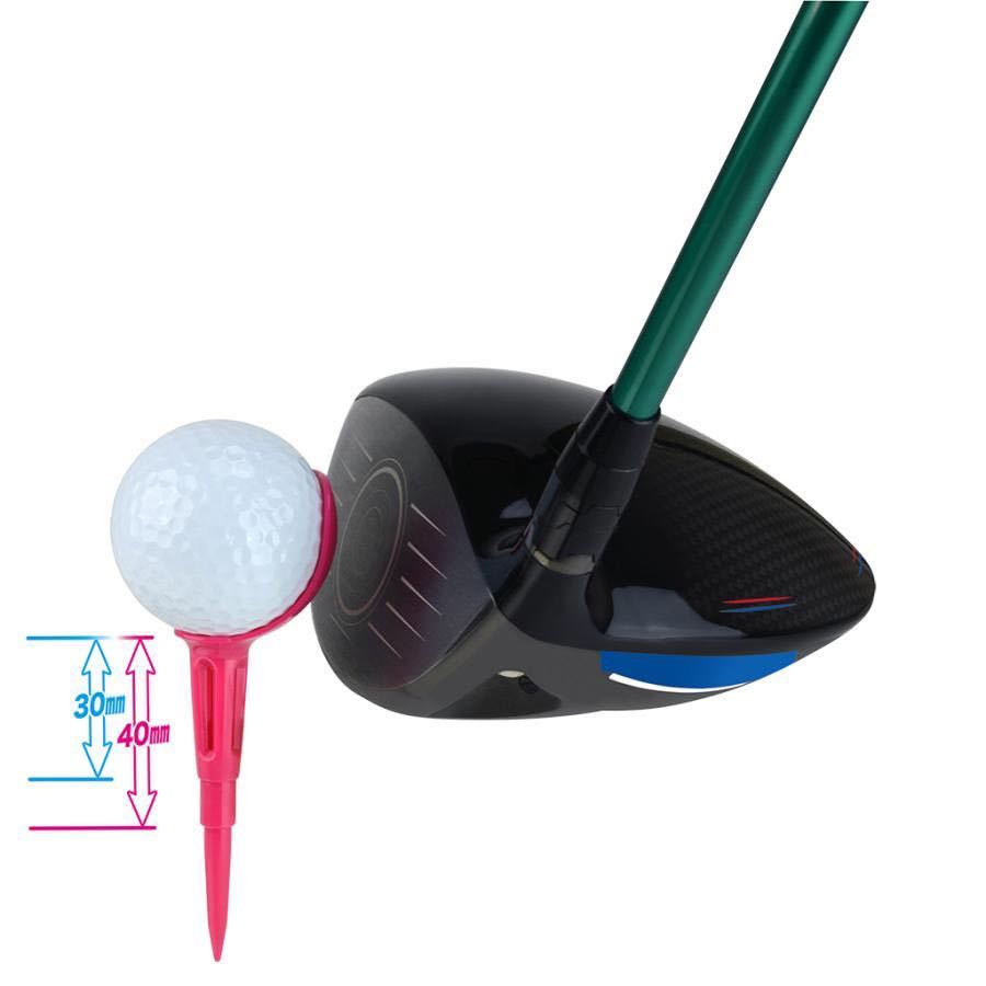 Golfit!(ゴルフイット) LiTE(ライト)日本正規品 ノンスライスティーMAX 「全長101mm(4本入)　ピンク_画像9