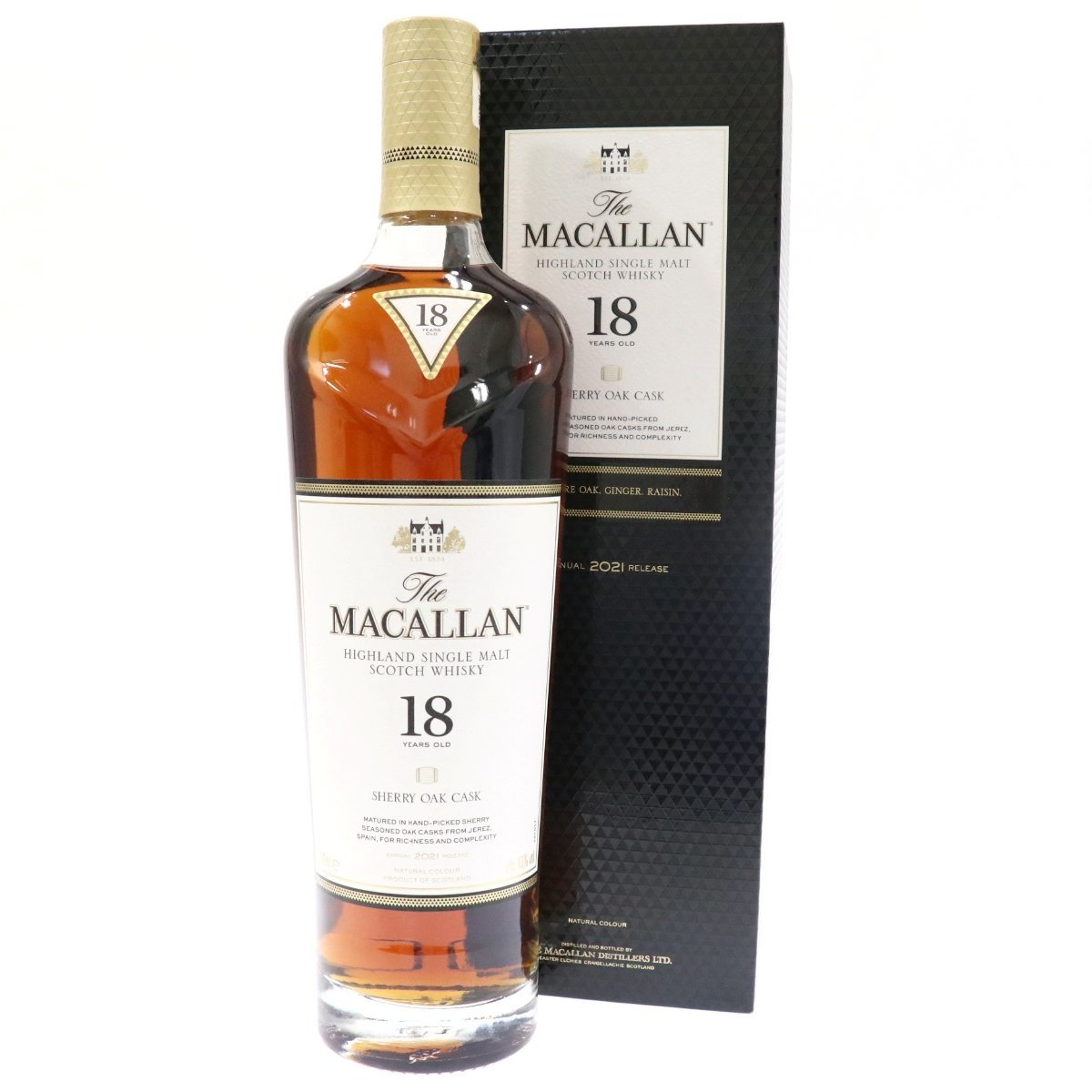 ◇ 未開栓 ◇ マッカラン / MACALLAN ◇ 18年 シェリーオークカスク