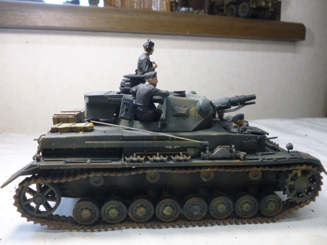  Tamiya 1|35 4 number tank F type tank .5 body attaching final product 