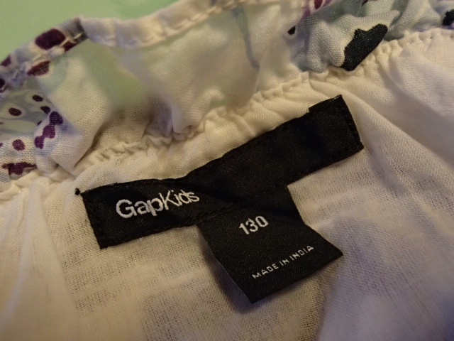 ♪GapKIDS 130cm チュニック キャミソール 蝶々_画像4