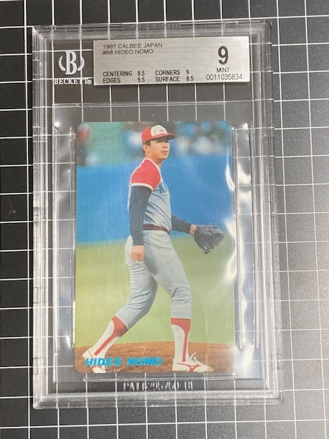 2024年最新海外 91 Calbee☆野茂英雄☆#68(BGS鑑定済) 1991年 1991年