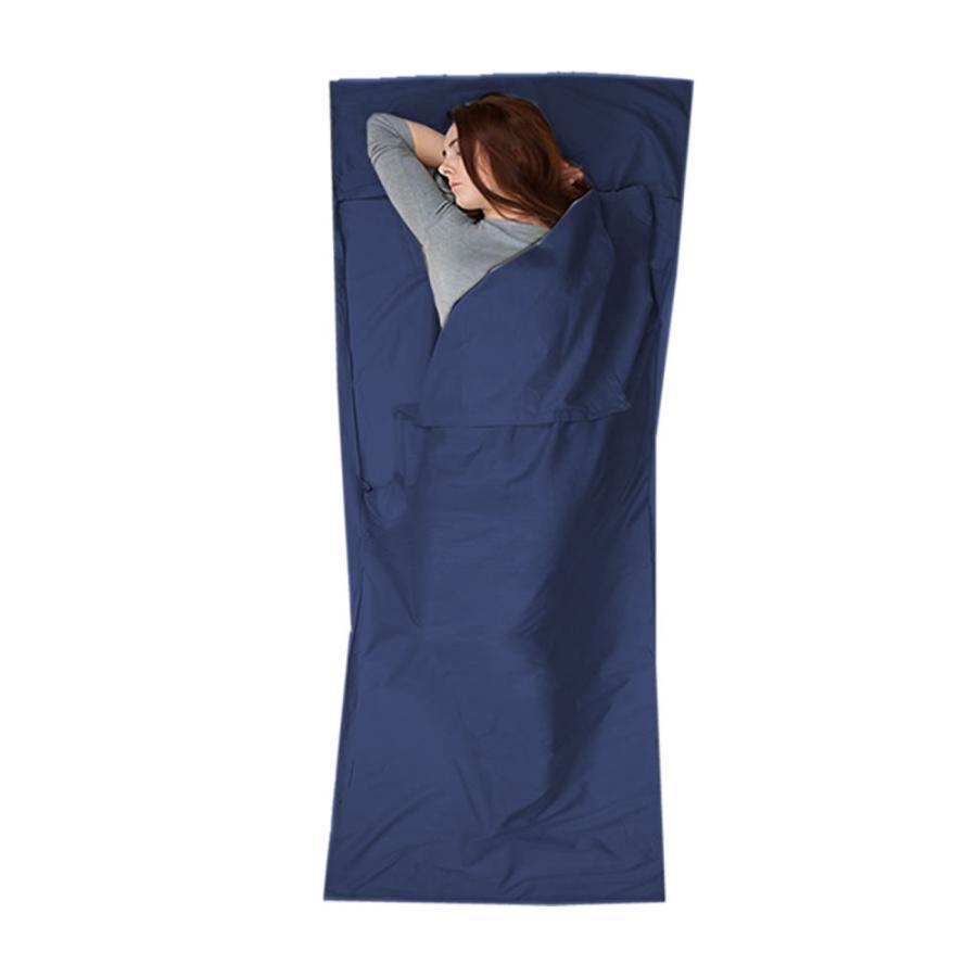  inner sleeping bag navy 210×75cm sleeping bag inner sleeping bag travel sheet envelope type light weight feel of is good travel row car sleeping area in the vehicle ISHEREA-NV