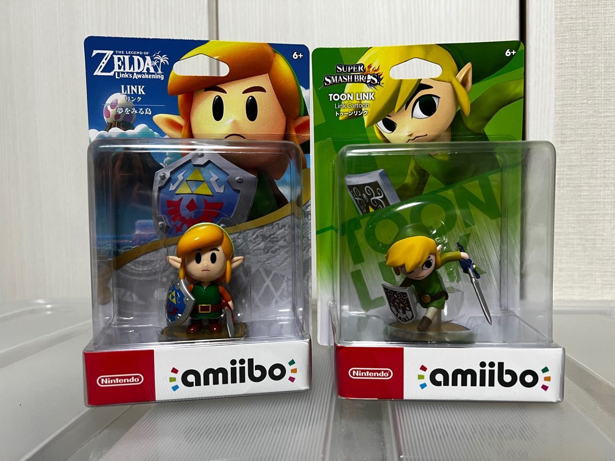 新品未開封 amiibo トゥーンリンクと夢を見る島リンク ２点セット-