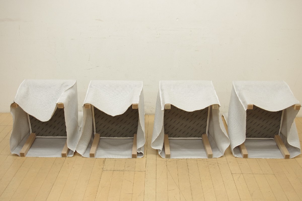 展示品 GERVASONI/ジェルバゾーニ イタリア GHOST23 ゴーストチェア 4脚 モダン シンプル ダイニング 食卓椅子 ハイバック 定価合計48万_画像9