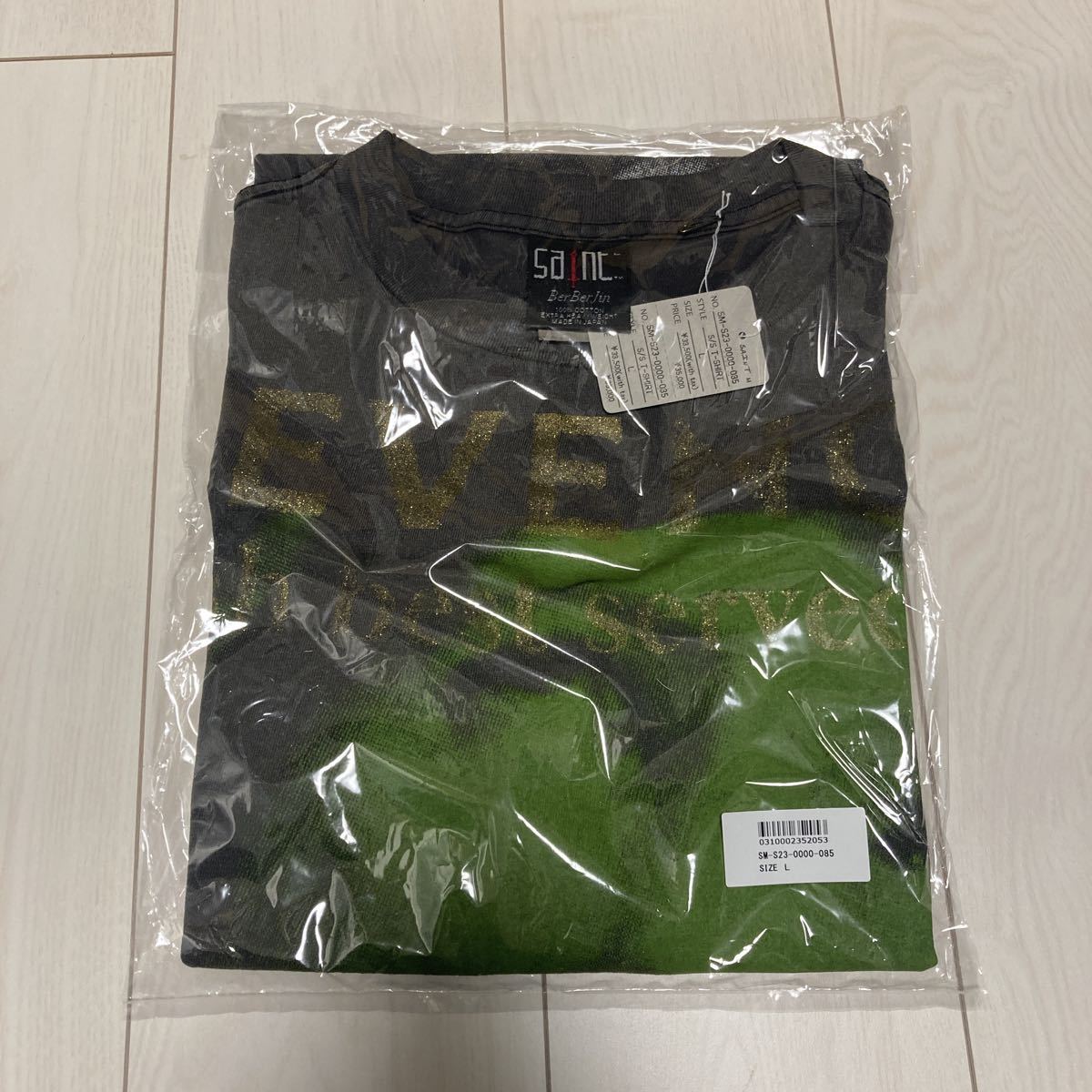 キムタク着 SAINT Mxxxxxx×BerBerJin BJ S/S TEE REVENGE セント