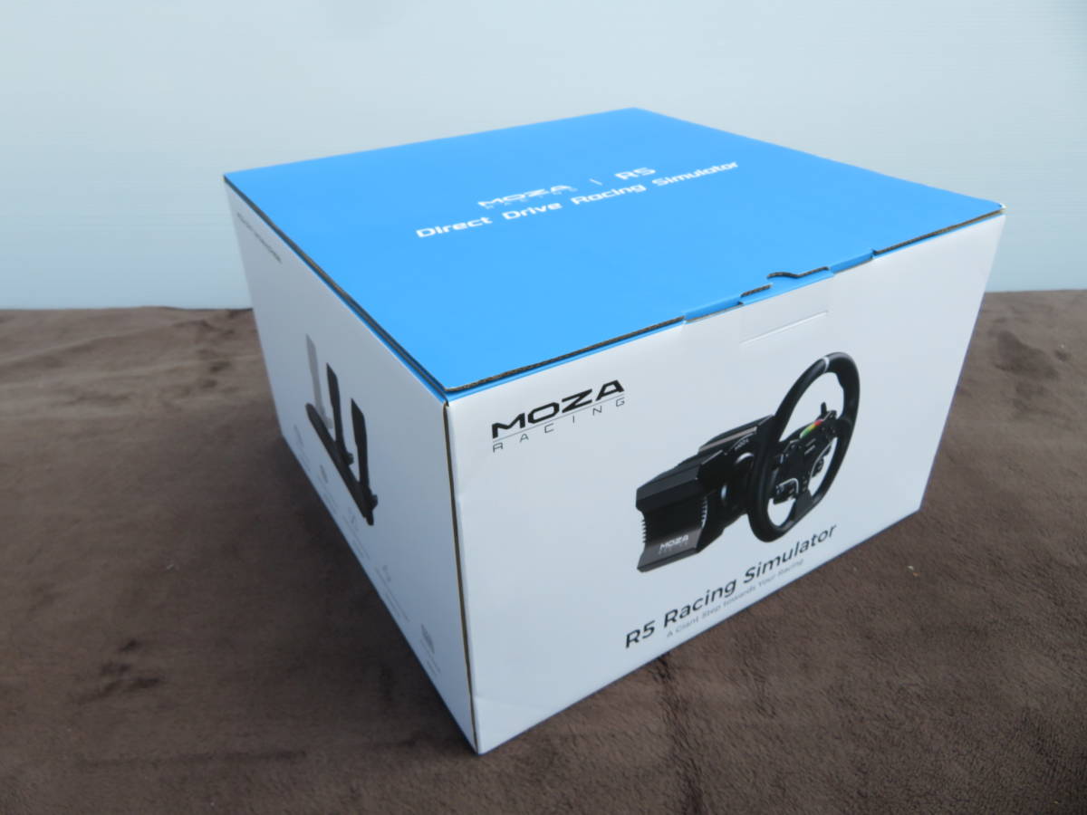 ゲーム】 MOZA RACING R5 ハンドルセット ハンドル・ペダル・ハンコン ダイレクト ドライブ Direct Drive Racing Simulator  未開封品